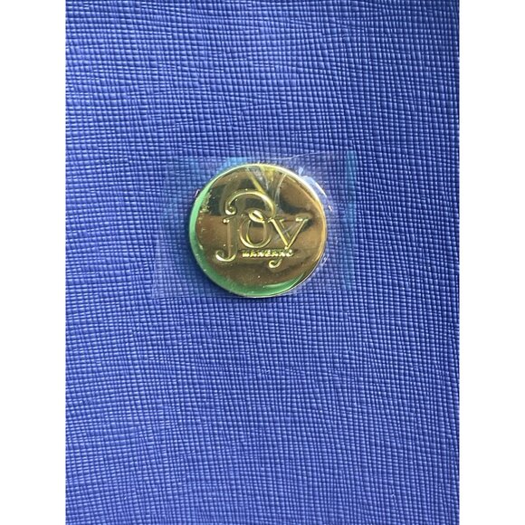 Joy Mangano Brown And Blue Leather Colorblock Tote Bag Sz L - NWOT - Picture 5 of 10